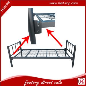 Single Iron Steel Metal Furniture New Joint Design Bed