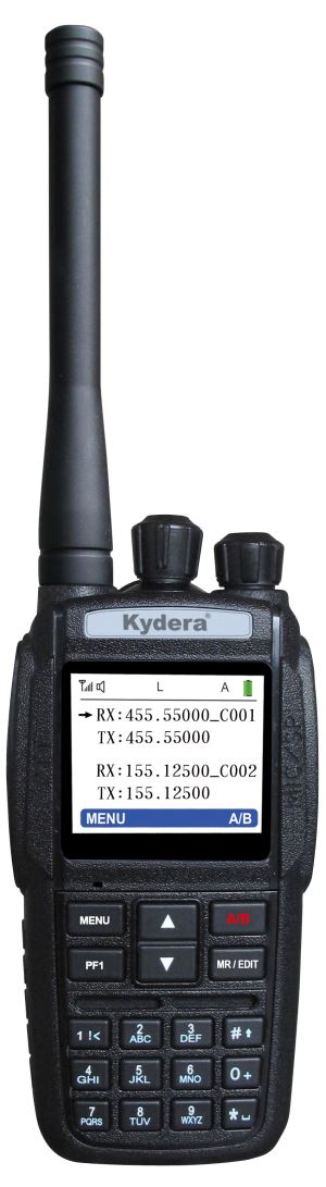 New Anglog Dual Band Walkie Talkie With Big TFT Screen & Programmable Keys