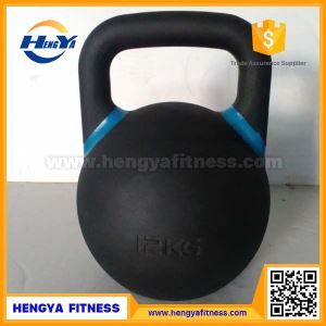 NO-filling Powder Coated Steel Competition Kettlebell