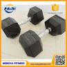 Gym Equipment Hex Rubber Coated Dumbbell