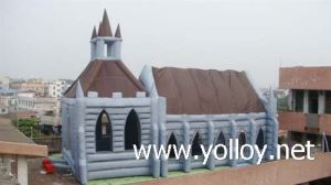 Quick Setup Inflatable Church House Tent