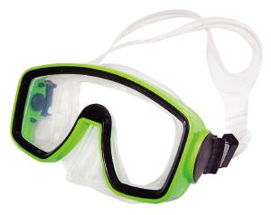 Tempered Glass Silicone Skirt&strap Diving Mask(M126)