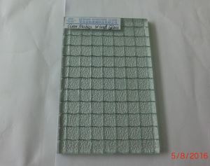 Clear Colored Wire Reinforced Safety Wired Glass with Wire Mesh