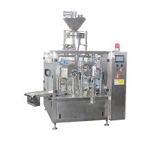 Automatic Good Quaility Rotary Filling and Sealing Machine for Pre-made Pouch with Zipper