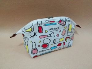 Canvas Cosmetic Bag with Zipper