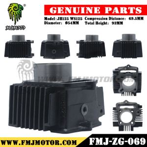 High Quality Black Iron Engine Parts Motor CYLINDER Block for WS125 JH125 Diameter 54MM