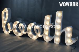 Photography Photo Booth Prop Letter Light