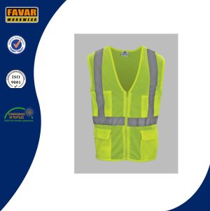 Summer Nylon Or Polyester Blue Reflective Mesh Police Safety Vest