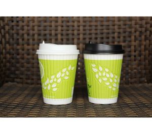 Embossed double wall paper cups