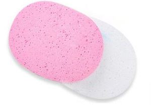 Fashion Lovely Cosmetic, Facial Cleaning Flocked Sponges