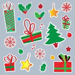 Christmas Celebration Waterproof Window Stickers For Kids
