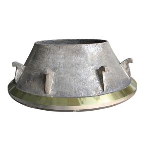 High Manganese Steel Casting Mining Crusher Bowl Liner for Metso
