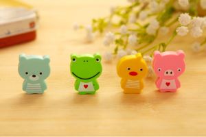 Promotional Cheap Chinese Cartoon Figure Eraser for Student and Children