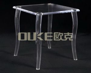 Wholesale Fashion Clear Perspex Acrylic Side Table for Living Room