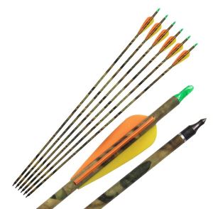 Camo Color Carbon Arrow Archery Equipment Arrows