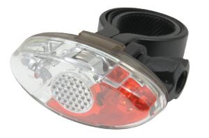 4 PCs of Red Bicycle Rear LED Lights