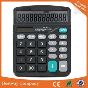 Manufacturers Selling 12 Digits Colorful Solar and Battery Office Calculator