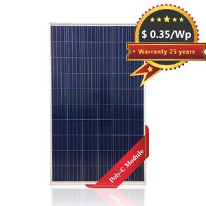 255W Poly Solar Panel Stock