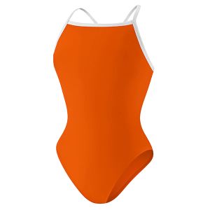 Strap Back Swimsuit Ideal For Swim Workouts And Competition