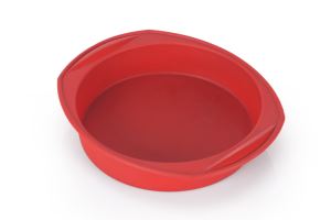 Christmas Microwave Round Silicone Rubber Baking Pan