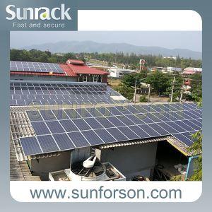 Cheap Solution Corrugated Tin Roof Solar Racking System