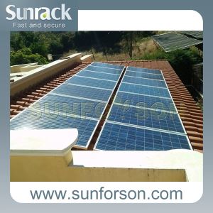 Home Pitched Roof Solar Mounting System For Panels