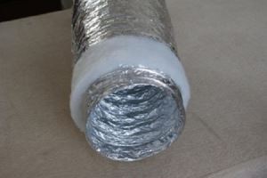 HAVC Air Conditioning Double Layer Insulation with Glassfiber Air Ducts