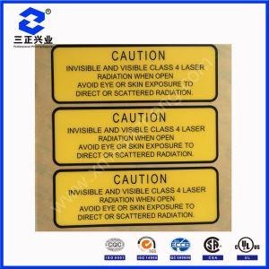 Custom Electronic Danger Warning Flammable Label Stickers for Hazard Sign Products