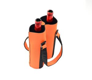 Promotional Custom 750ml Camo Single Neoprene Wine Cooler Bag