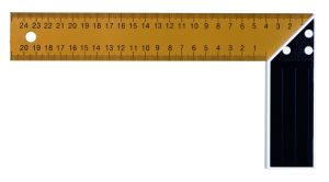 Customized Screen Printing Steel Square Ruler in Any Layout Metric, Inch and Metric Inch