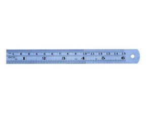 15CM-200CM Stainless Steel Ruler with Any Layout Metric,inch and Metric Inch
