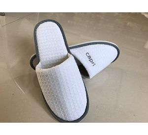 One Time Use Waffle Slippers for Hotel with Customized Logo