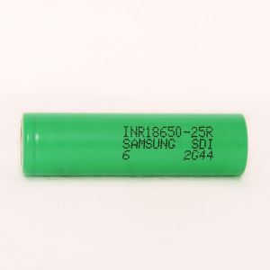For Green Samsung 25R 18650 2500mAh 3.7V 20A in Rechargeable High Drain Battery for Ecig