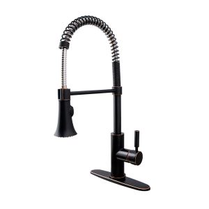 High End Black ORB Top Rated Kitchen Faucets for Kitchen Sink