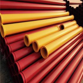 Putzmeister Schwing High Quality More Wear-resisting ST52 Thickness 5.0mm Concrete Pump Harden Pipe Line with 148MM SK Gr15 Collor Life Up to 30,000m³