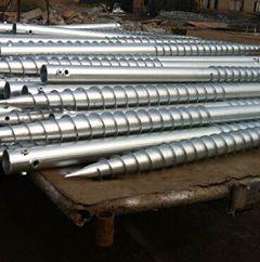 Ground Screw Mounting System Galvanized Steel Pole Anchor Racking System