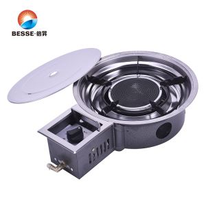 Stainless Steel Build in Hot Pot Stove with Infrared Burner