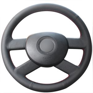Steering Wheel Cover Pattern For Volkswagen Old Polo VW Polo / Old Golf 5 / Jetta 5 Mk5 / Tiguan 2007-2011