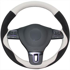 Steering Wheel Wrap Cover For Volkswagen VW Gol Tiguan Passat B7 Passat CC Touran Magotan