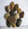 Natural Stone Flooring Size 20-30Mm Small Machine-made Black Pebbles Stone