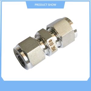 High Quality Stainless Steel Twin Ferrule Straight Union