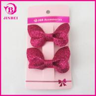 2016 Winter New Design Hair Clip with Bow for Girl