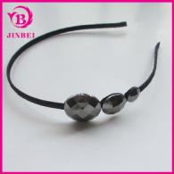 Fashion Metal Black Headband with Crystal Stones for Lady online