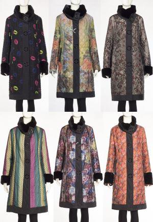 New Design Women Floral Printed Cotton Padded Winter Wadded Breathable Coat