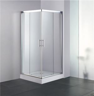 Small Square Framed Shower Enclosures with Shower Tray