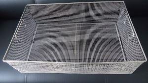 Medical Instrument Tray Stainless Steel Wire Mesh Baskets for Surgical with Galvanized