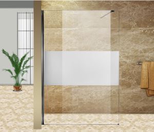 Hot Sale Factory Printed Tempered Glass Shower Screen