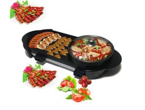 Electric Bbq Grill With Hot Pot Electric Chafing Dish