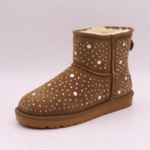 Winter Real Wool Comfortable and Low Price Snow Boots Shoes Made in China