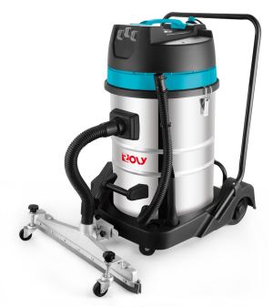 3000W 80Liters Powerful Professional Strong Stainless Steel Industrial Vacuum Cleaner